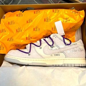 Off white dunk lot 15. Size 10.5